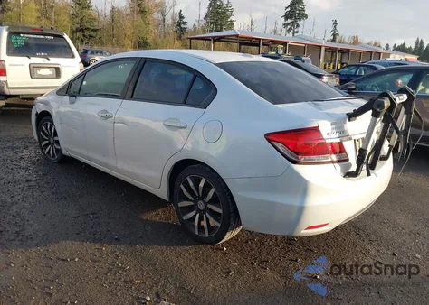2015 Honda Civic Ex-L from USA, damaged, VIN 19XFB2F90FE257200